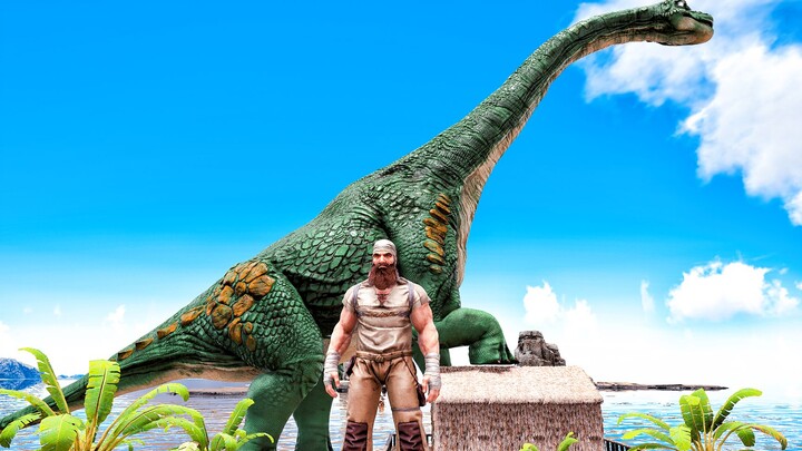 ترويض براكيوصور، وحش عملاق يفوق حجم الإنسان بعشرات المرات! أرك أوريجين ريبيرث، الحلقة الثانية! أرك أ