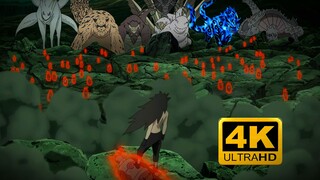 【𝟒𝐊𝟔𝟎𝐅𝐏𝐒】 Uchiha Madara is resurrected! Cut off unnecessary dialogue, Uchiha Madara VS Nine-Tailed B