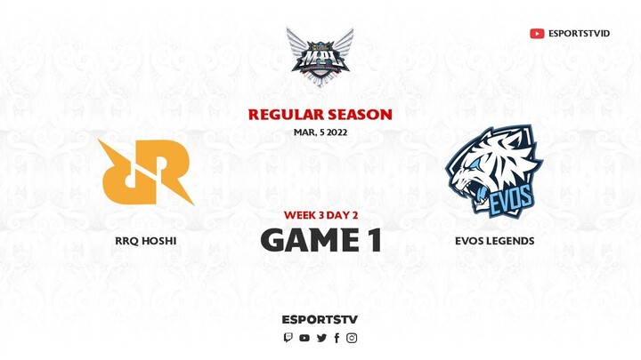LEMON! RRQ Hoshi vs EVOS Legends GAME 1 MPL ID S9 | RRQ vs EVOS ESPORTSTV