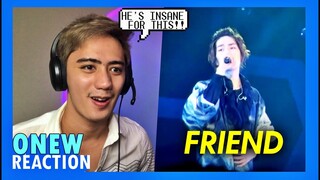REACTION to ONEW  - 'FRIEND' Live | LONGEST NOTE DURATION!!