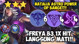 NATALIA ASTRO POWER OP BANGET!! FREYA B3 1X HIT MATI ! MAGIC CHESS UPDATE TERBARU 2022 ADVANCED SERV