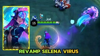 Selena Virus Revamp Skin Gameplay And Release Date || Mobile Legends Bang Bang || MLBB