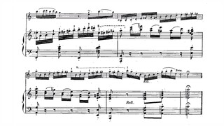 Pablo de Sarasate and Louis Diemer - Hommage a Rossini for violin and piano (audio + sheet music)