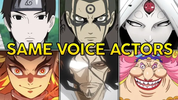 NARUTO Characters Japanese Dub Voice Actors in other Anime Part 2/2 I AniVoice Comparisons