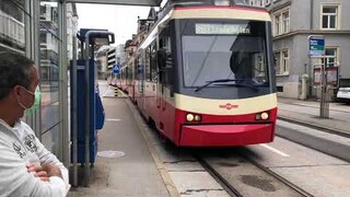 BEST TRAIN MOTOR SOUND EVER IN SWITZERLAND! FB Be4/6 street train/tram with amazing GTO VVVF rides