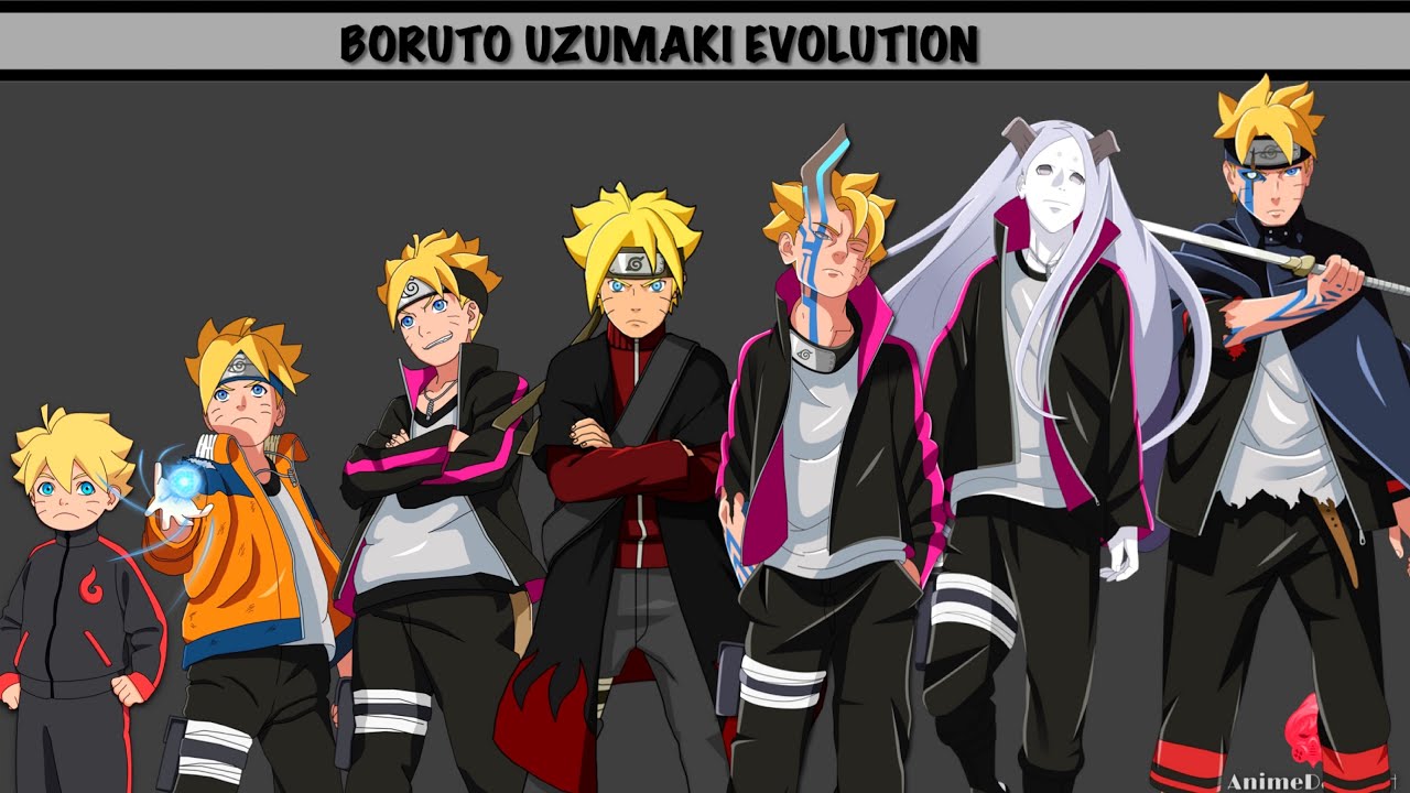 Evolution Of Boruto Over The Years Naruto Animedata Ph Bilibili