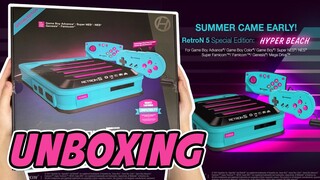 Hyperkin RetroN 5 Console Hyper Beach Edition Unboxing