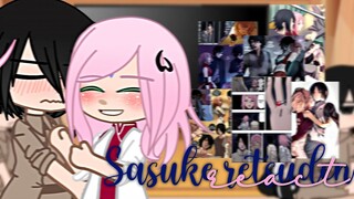 ✨•[🌷]•Sasuke Retsuden react a SasuSaku•[🌷]•✨ 🍒sasusaku☕