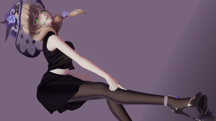 [Genshin Impact MMD/Cloth Calculation Test/Lisa] PHONE NUMBER