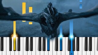 Game of Thrones - Blood of the Dragon - EASY Piano Tutorial
