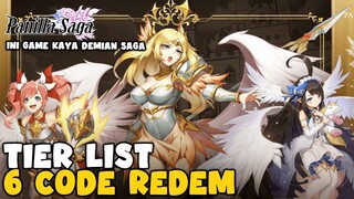 New Code redeem dan Tier list Terbaru JP || Panilla Saga