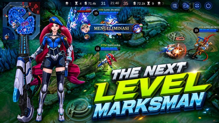 Tembakan Laser Layla Tidak pernah Meleset | MLBB MOBILE LEGEND