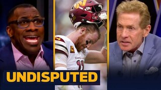 UNDISPUTED | Carson Wentz's days numbered as the Commanders starter - Skip Bayless tells Shannon