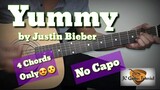 Yummy - Justin Bieber Guitar Chords (Guitar Tutorial / Guitar Cover) (No Capo)