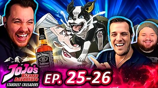 Iggy is HERE!! || JoJo's Bizarre Adventure Part 3 Episode 25 & 26 REACTION - Stardust Crusaders