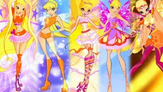 Tất cả các biến đổi của Winx Club Stella