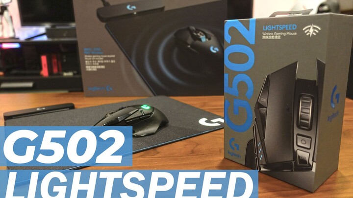 【Jing】Mở hộp G502 phiên bản không dây + tấm lót chuột Logitech Powerplay! (Không phụ đề, chỉ chia sẻ
