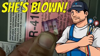 Central AC Thermostat Not Responding & System Not Blowing - How to Diagnose Blown Fuse