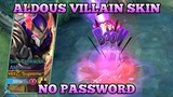 Script Skin Aldous Custom Villain Full Effects | No Password - Mobile Legends
