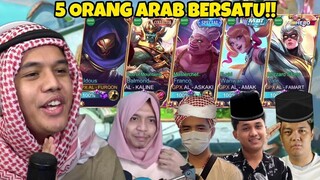 Di Saat 5 ORG ARAB GOKIL BERSATU!! Party HALAL Hanya DISINI WKKWKW!!