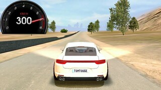 Porsche Panamera, 300km/h Top Speed on Santorini Driving School Sim