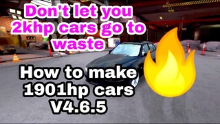 How to make 1948hp V4.6.5 in Car Parking Multiplayer