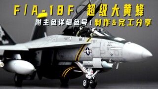 [Chế tạo mô hình] Màn hình hoàn thiện màu tùy chỉnh F/A-18F! Số màu sơn bổ sung!