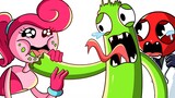 Delicious Rainbow Friends - Rainbow Friends vs POPPY PLAYTIME  Animation