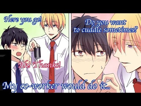 【BL Anime】What will happen if two boys cuddle together? My coworker said he'd cuddle with me… 【Yaoi】
