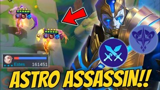 HYPER ESTES ASTRO ASSASSIN !! FULL DAMAGE COMBO !! MAGIC CHESS MOBILE LEGENDS