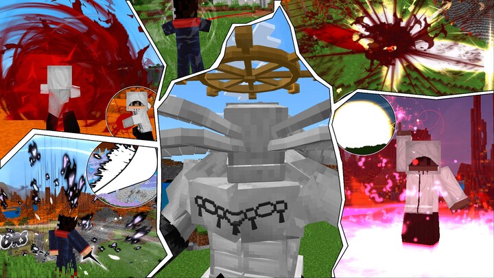 FINALMENTE!! ATUALIZOU A MELHOR ADDON ATUAL de JUJUTSU KAISEN PARA MINECRAFT PE 26.42