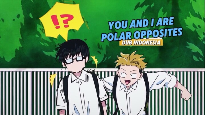GAMBARAN INTROVERT & EKSTROVERT KALO JALAN BARENG — YOU AND I ARE POLAR OPPOSITES BAHASA INDO