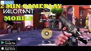 VALORANT MOBILE 2 MIN GAMEPLAY ANDROID IOS FIRST LOOK OFFICIAL BETA TEST STAR 2022