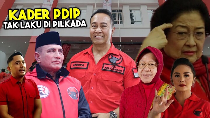 MACAN PDIP TUMBANG DI PILKADA 2024! Inilah 10 Kader PDIP Gagal Jadi Gubernur & Bupati Tahun 2024