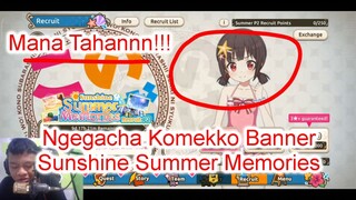 Ngegacha Komekko Banner Sunshine Summer Memories Game Konosuba