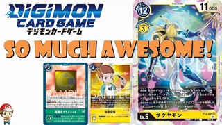 New Super Rare Digimon Does So Much! Sakuyamon & Plug-Ins! (Digimon TCG News - Digital Hazard (EX2))