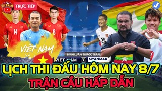🔴Lịch Trực Tiếp Bóng Đá Hôm Nay 8/7: U19 Việt Nam vs U19 Myanmar, Trận Cầu Hấp Dẫn