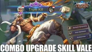 TIPS UPGRADE SKILL SERTA BEST COMBO DAN ITEM BUILD HERO BARU VALE - MOBILE LEGENDS