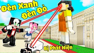 REDHOOD THỬ THÁCH THAM GIA TRÒ CHƠI ĐÈN XANH ĐÈN ĐỎ TRONG MINECRAFT*MỀU KHÁM PHÁ TRÒ CHƠI CON MỰC