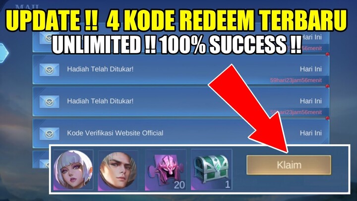 UPDATE !! 4 KODE REDEEM TERBARU MOBILE LEGENDS