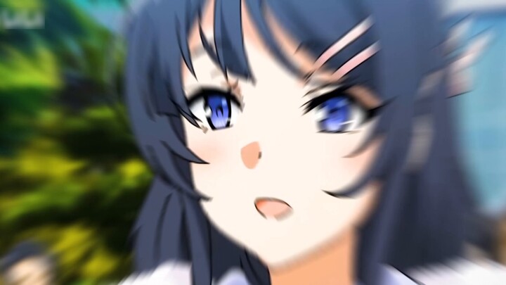 Mai-senpai’s challenge is only 13 seconds