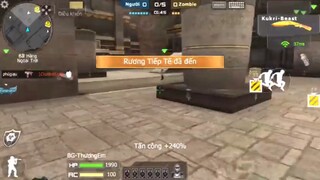 Đột kích gatlin siliver đồ sát zombie ngu