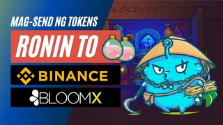 RONIN to BINANCE Token Transfer