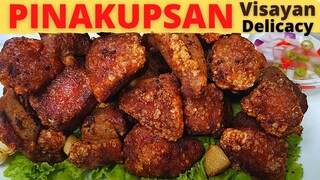 PINAKUPSAN | Visayan Delicacy | CRISPY FRIED PORK Cooked on its own fat | Easy and Simple Recipe