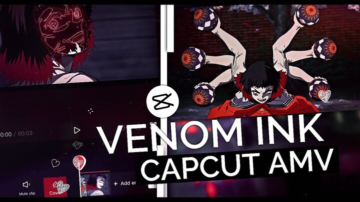 Venom / Scary Ink Effect 🎃 || CapCut AMV Tutorial
