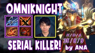 Ana Omniknight Offlane 35 KILLS | SERIAL KILLER! | Dota 2 Expo TV