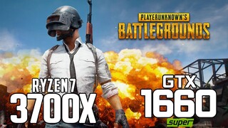 PUBG on Ryzen 7 3700x + GTX 1660 SUPER 1080p, 1440p benchmarks!