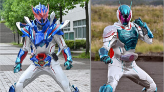 Perubahan model dan perubahan warna (revice) dalam Kamen Rider tidak termasuk stage play