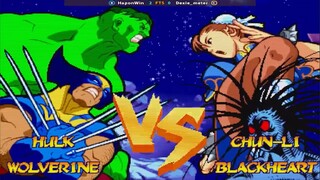 Marvel Super Heroes VS Street Fighter, Ranked Game. Haponwin VS Dexie_meter (me)