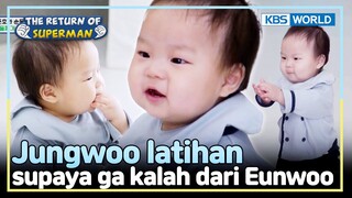 [IND/ENG] Jungwoo ga mau makanannya direbut Eunwoo lagi! | The Return of Superman | KBS WORLD 240512